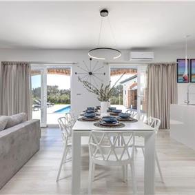 3 bedroom villa with pool, near Zadar, sleeps 8